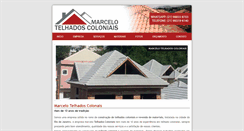 Desktop Screenshot of marcelotelhadoscoloniais.com